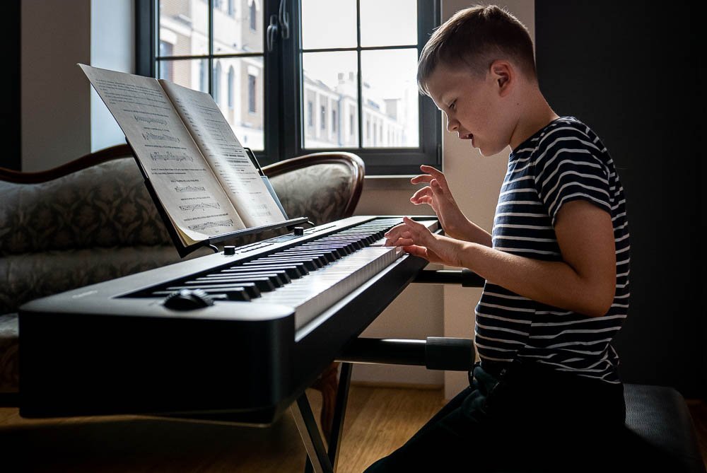 Lekcja gry na instrumentach